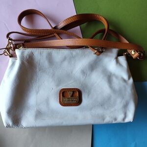 Valentina Italian leather crossbody shoulder bag